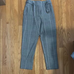 Men's Grey Checkered Pants
